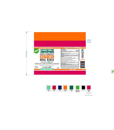 Travel Size (Thb Lb 00470r2 Label Healthy Smile Rinse 3 Oz Travelsize Shrinkwrap.2019.01.01)